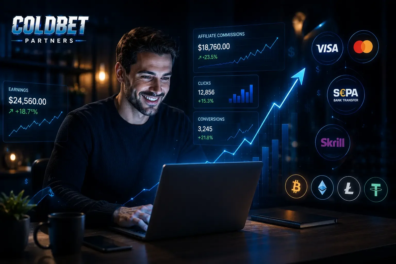 How to start earning with Coldbet Partners